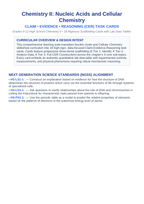 Nucleic Acids & Cellular Chemistry CER Task Cards sample page