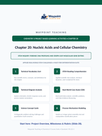 Nucleic Acids & Cellular Chemistry Project-Based Learning Activity sample page