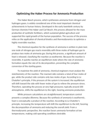Optimizing the Haber Process for Ammonia Production Reading Worksheet sample page