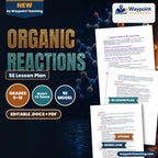 Organic Reactions 5E Lesson Plan cover