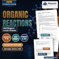 Organic Reactions Bell Ringers & Exit Tickets cover