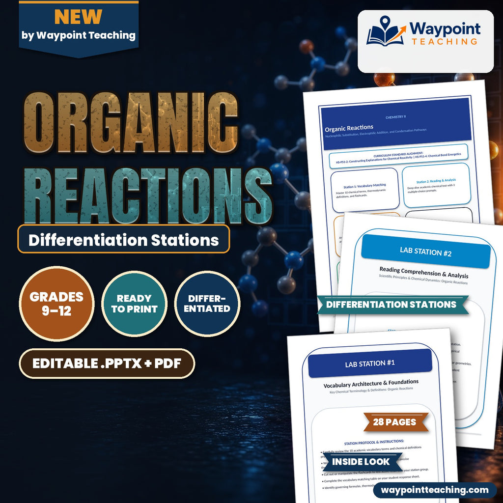 Organic Reactions Differentiation Stations cover