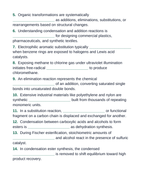 Organic Reactions Fill-in-the-Blank Vocabulary Worksheet sample page