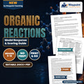 Organic Reactions Model Response & Scoring Guide cover