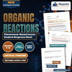 Organic Reactions Phenomena-Based Lesson: Acid-Catalyzed Acetylation of Willow Bark Salicylic Acid into Modern Aspirin Student Response Sheet cover