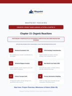 Organic Reactions Project-Based Learning Activity sample page