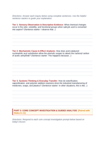 Organic Reactions Scaffolded Phenomena-Based Lesson: Acid-Catalyzed Acetylation of Willow Bark Salicylic Acid into Modern Aspirin Student Response Sheet sample page