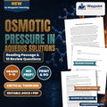 Osmotic Pressure in Aqueous Solutions Reading Worksheet cover