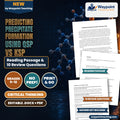 Predicting Precipitate Formation using Qsp vs Ksp Reading Worksheet cover