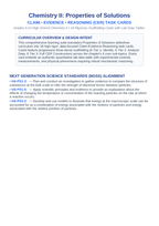 Properties of Solutions CER Task Cards sample page