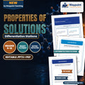 Properties of Solutions Differentiation Stations cover