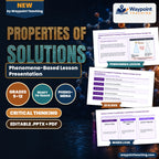 Properties of Solutions Phenomena-Based Lesson: Instant Exothermic Freezing of Supersaturated Sodium Acetate Hot Ice Presentation cover