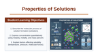 Properties of Solutions Slide Show Presentation sample page
