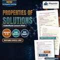 Properties of Solutions Substitute Lesson Plan cover