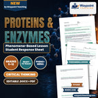 Proteins & Enzymes Phenomena-Based Lesson: Infectious Conformational Propagation of Misfolded Prion Proteins in Transmissible Spongiform Encephalopathy Student Response Sheet cover
