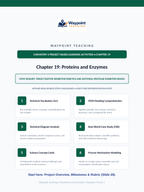Proteins & Enzymes Project-Based Learning Activity sample page