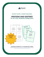 Proteins & Enzymes Tic-Tac-Toe Review Game sample page