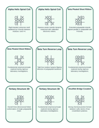 Proteins & Enzymes Tic-Tac-Toe Review Game sample page
