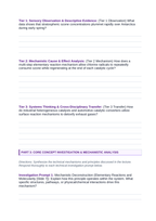 Reaction Mechanisms & Catalysts Phenomena-Based Lesson: Catalytic Destruction of One Hundred Thousand Ozone Molecules by a Single Stratospheric Chlorine Radical Student Response Sheet sample page