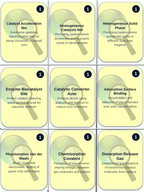 Reaction Mechanisms & Catalysts Trivia Board Game sample page
