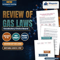 Review of Gas Laws: Boyle's, Charles's, & Combined Gas Law Vocabulary Choice Board cover