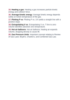 Review of Gas Laws: Boyle's, Charles's, & Combined Gas Law Vocabulary Words & Definitions sample page