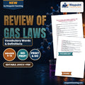 Review of Gas Laws: Boyle's, Charles's, & Combined Gas Law Vocabulary Words & Definitions cover