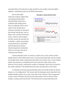 Saturated vs. Unsaturated Fatty Acids and Triglycerides Reading Worksheet sample page
