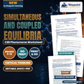 Simultaneous and Coupled Equilibria: Polyprotic Acid Precipitation, Carbonate Karst Cave Formation, and Sinkhole Dissolution CER Phenomena Worksheet cover