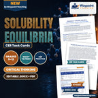 Solubility Equilibria CER Task Cards cover