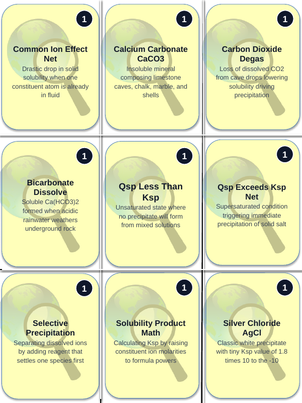 Solubility Equilibria Trivia Board Game sample page