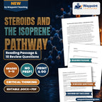 Steroids and the Isoprene Pathway Reading Worksheet cover