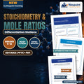 Stoichiometry & Mole Ratios Differentiation Stations cover