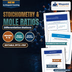 Stoichiometry & Mole Ratios Differentiation Stations cover