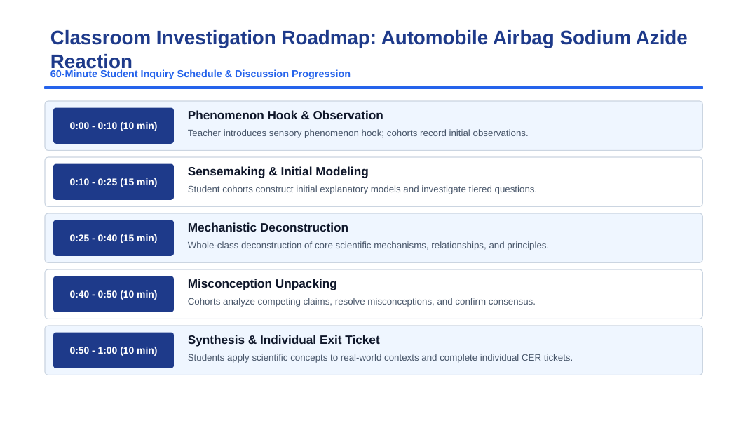 Stoichiometry & Mole Ratios Phenomena-Based Lesson: Explosive 30-Millisecond Inflation of Automotive Airbags by Sodium Azide Gas Generation Presentation sample page