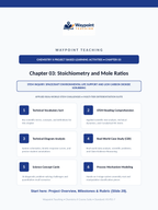 Stoichiometry & Mole Ratios Project-Based Learning Activity sample page