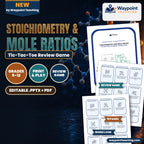 Stoichiometry & Mole Ratios Tic-Tac-Toe Review Game cover