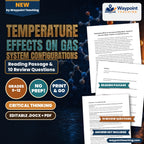 Temperature Effects on Gas System Configurations Reading Worksheet cover