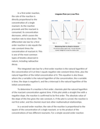 Zero First and Second Order Reaction Graphing Reading Worksheet sample page