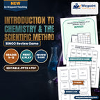 Introduction to Chemistry & the Scientific Method BINGO Review Game cover