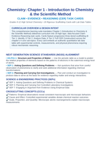 Introduction to Chemistry & the Scientific Method CER Task Cards sample page