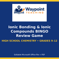 Ionic Bonding & Ionic Compounds BINGO Review Game cover