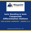 Ionic Bonding & Ionic Compounds Differentiation Stations cover