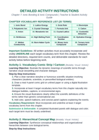 Ionic Bonding & Ionic Compounds Vocabulary Choice Board sample page