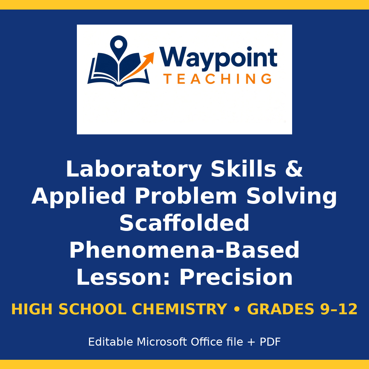 Laboratory Skills & Applied Problem Solving Scaffolded Phenomena-Based Lesson: Precision Equivalence Point Detection in Single-Drop Acid-Base Titration Teacher Discussion Guide cover