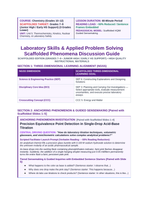 Laboratory Skills & Applied Problem Solving Scaffolded Phenomena-Based Lesson: Precision Equivalence Point Detection in Single-Drop Acid-Base Titration Teacher Discussion Guide sample page