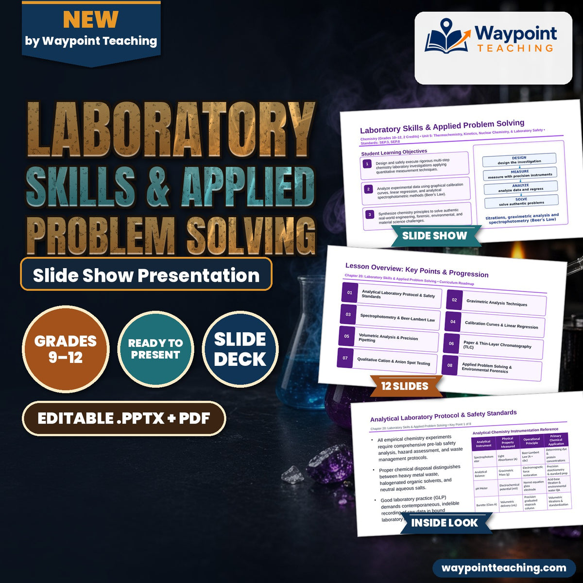 Laboratory Skills & Applied Problem Solving Slide Show Presentation cover