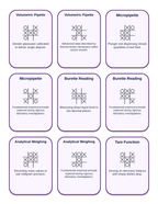 Laboratory Skills & Applied Problem Solving Tic-Tac-Toe Review Game sample page
