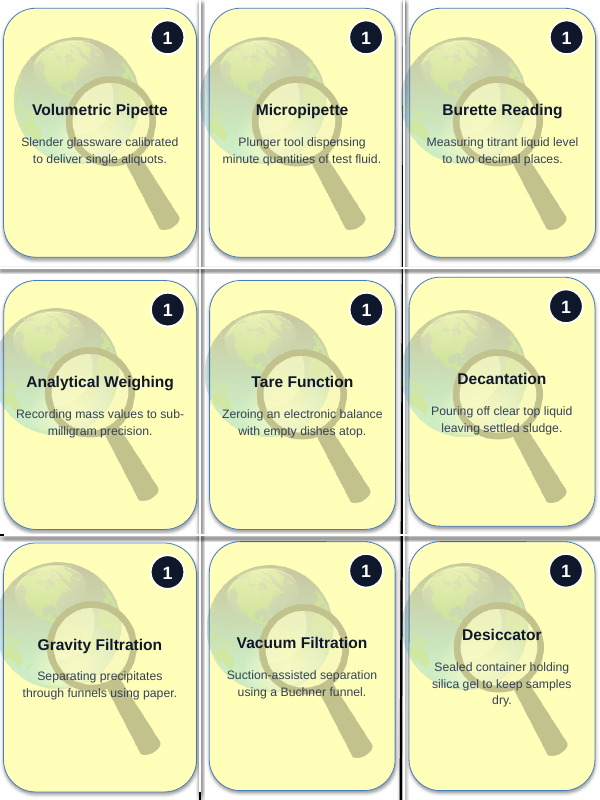 Laboratory Skills & Applied Problem Solving Trivia Board Game sample page