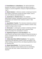 Laboratory Skills & Applied Problem Solving Vocabulary Words & Definitions sample page